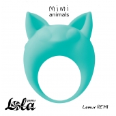 Зеленое эрекционное кольцо Lemur Remi - Lola Games - в Мытищах купить с доставкой
