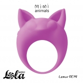 Фиолетовое эрекционное кольцо Lemur Remi - Lola Games - в Мытищах купить с доставкой