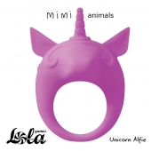 Фиолетовое эрекционное кольцо Unicorn Alfie - Lola Games - в Мытищах купить с доставкой
