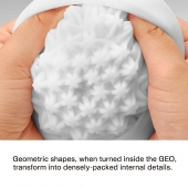 Белый мастурбатор Tenga Geo Coral - Tenga - в Мытищах купить с доставкой