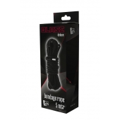 Черная веревка для шибари DELUXE BONDAGE ROPE - 5 м. - Dream Toys - купить с доставкой в Мытищах