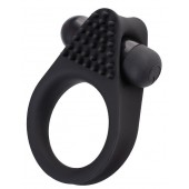 Черное эрекционное виброкольцо Brid с шипиками - A-toys - в Мытищах купить с доставкой