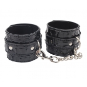 Черные наручники Surrender Wrist Restraints - Chisa - купить с доставкой в Мытищах