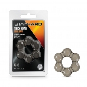 Дымчатое эрекционное кольцо Stay Hard Thick Bead Cock Ring - Blush Novelties - в Мытищах купить с доставкой