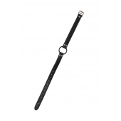 Черный кляп-кольцо Modesty - Lola Games - купить с доставкой в Мытищах