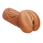 Кофейный мастурбатор-вагина Dumpling - Lola Games - в Мытищах купить с доставкой