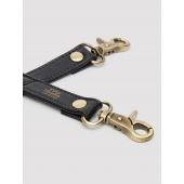 Черный фиксатор для манжет Bound to You Faux Leather Hogtie - Fifty Shades of Grey - купить с доставкой в Мытищах