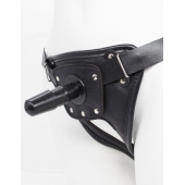 Черный пояс для насадок CLASS STRAP Restyling - LOVETOY (А-Полимер) - купить с доставкой в Мытищах
