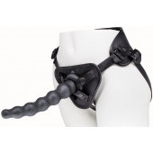 Пояс харнесс BEST UNI strap с 2 насадками - 18 и 22 см. - LOVETOY (А-Полимер) - купить с доставкой в Мытищах