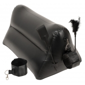 Надувная любовная подушка Portable Triangle Cushion с аксессуарами - Orion - купить с доставкой в Мытищах