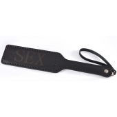 Черная гладкая шлепалка SEX - 35 см. - Sitabella - купить с доставкой в Мытищах