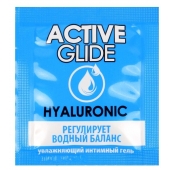 Лубрикант на водной основе Active Glide с гиалуроновой кислотой - 3 гр. - Биоритм - купить с доставкой в Мытищах