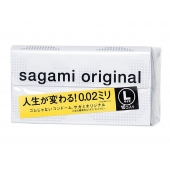 Презервативы Sagami Original 0.02 L-size увеличенного размера - 10 шт. - Sagami - купить с доставкой в Мытищах