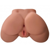 Кофейный мастурбатор-полуторс Perfect Ass Masturbator - Pipedream - в Мытищах купить с доставкой