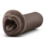 Коричневый мастурбатор-ротик Naughty Nicole - Blush Novelties - в Мытищах купить с доставкой