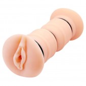 Телесный вибромастурбатор-вагина Michelle - Baile - в Мытищах купить с доставкой