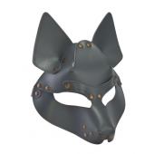 Серая маска Wolf с клепками - Sitabella - купить с доставкой в Мытищах