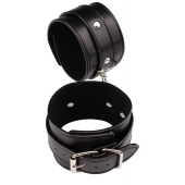 Черные оковы Classic Ankle Cuffs - Chisa - купить с доставкой в Мытищах