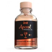 Массажный гель с согревающим эффектом Aperol - 30 мл. - INTT - купить с доставкой в Мытищах