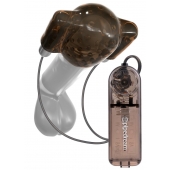 Дымчатый вибростимулятор головки пениса Dual Vibrating Head Teaser - Pipedream - в Мытищах купить с доставкой