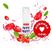 Гель-смазка Tutti-frutti со вкусом барбариса - 30 гр. - Биоритм - купить с доставкой в Мытищах