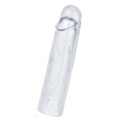 Прозрачная насадка-удлинитель Flawless Clear Penis Sleeve Add 1 - 15,5 см. - Lovetoy - в Мытищах купить с доставкой