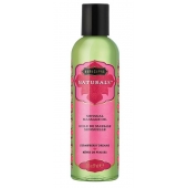 Массажное масло Naturals Strawberry Dreams с ароматом клубники - 59 мл. - Kama Sutra - купить с доставкой в Мытищах