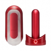 Красный мастурбатор Flip Zero Red   Warmer с подогревом - Tenga - в Мытищах купить с доставкой