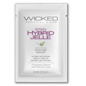 Гель-лубрикант на водно-силиконовой основе Simply Hybrid Jelle - 3 мл. - Wicked - купить с доставкой в Мытищах