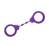 Фиолетовые силиконовые поножи Limitation - Lola Games - купить с доставкой в Мытищах