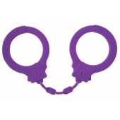 Фиолетовые силиконовые поножи Limitation - Lola Games - купить с доставкой в Мытищах