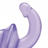 Фиолетовый безремневой страпон Strapless Strap-On - Lux Fetish - купить с доставкой в Мытищах