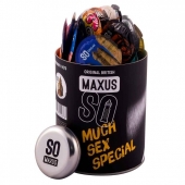 Текстурированные презервативы в кейсе MAXUS So Much Sex - 100 шт. - Maxus - купить с доставкой в Мытищах