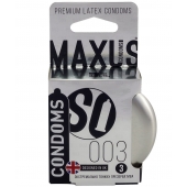 Экстремально тонкие презервативы в железном кейсе MAXUS Extreme Thin - 3 шт. - Maxus - купить с доставкой в Мытищах