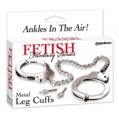 Металлические наручники Metal Leg Cuffs - Pipedream - купить с доставкой в Мытищах