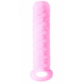 Розовый фаллоудлинитель Homme Long - 13,5 см. - Lola Games - в Мытищах купить с доставкой