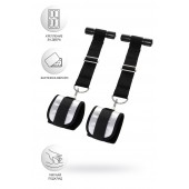 Черно-серебристые фиксаторы для рук на дверь Anonymo - ToyFa - купить с доставкой в Мытищах