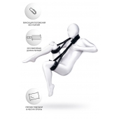 Черные кожаные стропы для фиксации Anonymo - ToyFa - купить с доставкой в Мытищах