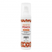 Разогревающее массажное масло Gourmet White Peach Organic с органическими ингредиентами - 50 мл. - Exsens - купить с доставкой в Мытищах