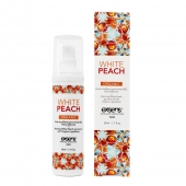 Разогревающее массажное масло Gourmet White Peach Organic с органическими ингредиентами - 50 мл. - Exsens - купить с доставкой в Мытищах