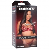 Мастурбатор-вагина Karlee Grey ULTRASKYN Pocket Pussy - Doc Johnson - в Мытищах купить с доставкой