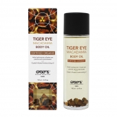 Органическое массажное масло TIGER EYE MACADAMIA - 100 мл. - Exsens - купить с доставкой в Мытищах