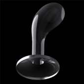 Прозрачный стимулятор простаты Flawless Clear Prostate Plug - 15 см. - Lovetoy - в Мытищах купить с доставкой