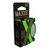 Презервативы в пластиковом кейсе MAXUS AIR Mixed - 3 шт. - Maxus - купить с доставкой в Мытищах