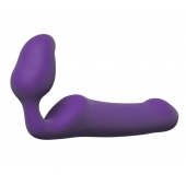 Фиолетовый безремневой страпон Queens L - Adrien Lastic - купить с доставкой в Мытищах