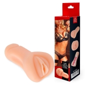 Телесный реалистичный мастурбатор в виде вагины - Bior toys - в Мытищах купить с доставкой