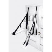 Черные секс-качели на дверь Anonymo №0505 - ToyFa - купить с доставкой в Мытищах