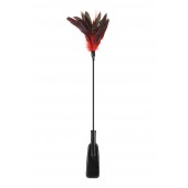 Стек-щекоталка Sweet Caress Feather Whip - 58 см. - Sweet Caress - купить с доставкой в Мытищах