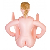 Надувная секс-кукла с реалистичной головой и поднятыми ножками - ToyFa - в Мытищах купить с доставкой