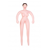 Надувная секс-кукла брюнетка с реалистичной головой - ToyFa - в Мытищах купить с доставкой